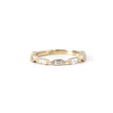 Satin Baguette Diamond Ensemble Band